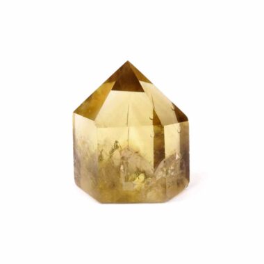 Citrin Natur Spitze Höhe 34 mm transparent aus Brasilien in bester Farbe Edelsteine Heilsteine bei Wunderstein24