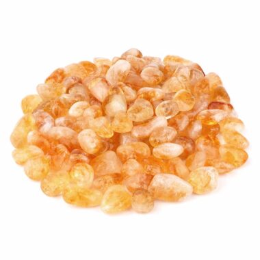 Citrin Trommelsteine Ø ca. 20 – 30 mm aus Brasilien Edelsteine Heilsteine bei Wunderstein24