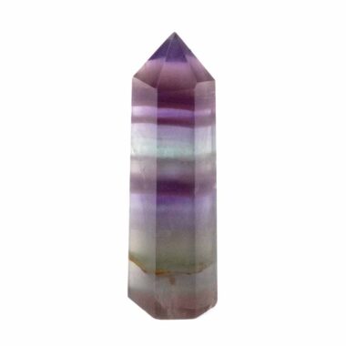 Fluorit Spitze poliert lila | bunt Höhe 70 mm in bester Qualität Edelsteine Heilsteine bei Wunderstein24