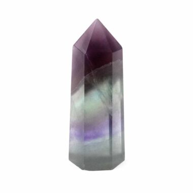 Fluorit Spitze poliert lila | bunt Höhe 66 mm in bester Qualität Edelsteine Heilsteine bei Wunderstein24