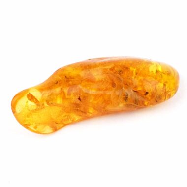 großer Baltischer Natur Bernstein poliert Ø 84 mm Edelsteine Heilsteine bei Wunderstein24