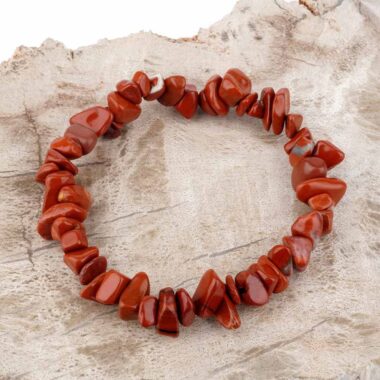 Jaspis rot Kinder Edelstein Armband flexibel und dehnbar Edelsteine Heilsteine bei Wunderstein24
