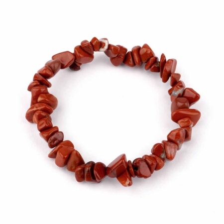 Jaspis rot Kinder Edelstein Armband flexibel und dehnbar Edelsteine Heilsteine bei Wunderstein24