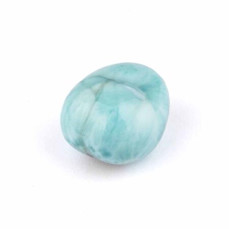 Larimar Handschmeichler | Trommelstein in bester Farbe und Qualität Edelsteine Heilsteine bei Wunderstein24