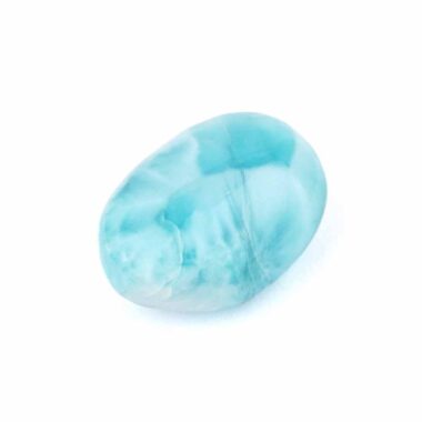 Larimar Handschmeichler | Trommelstein in bester Farbe und Qualität Edelsteine Heilsteine bei Wunderstein24