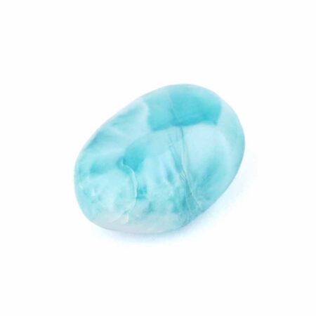 Larimar Handschmeichler | Trommelstein in bester Farbe und Qualität Edelsteine Heilsteine bei Wunderstein24