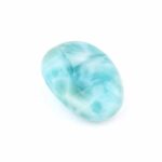 Larimar Handschmeichler | Trommelstein in bester Farbe und Qualität Edelsteine Heilsteine bei Wunderstein24