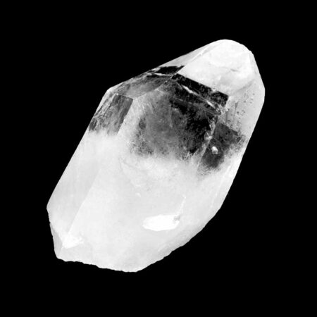 Bergkristall Spitze Lemuria Natur Höhe 75 mm transparent & glasklar Edelsteine Heilsteine bei Wunderstein24