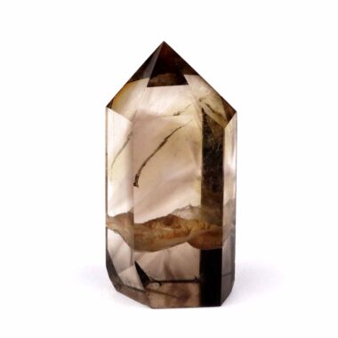 Rauchquarz Spitze Höhe 56 mm aus Brasilien in sehr schöner Farbe Edelsteine Heilsteine bei Wunderstein24
