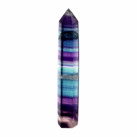 Regenbogen Fluorit bunt Spitze Höhe 97 mm in bester Qualität Edelsteine Heilsteine bei Wunderstein24