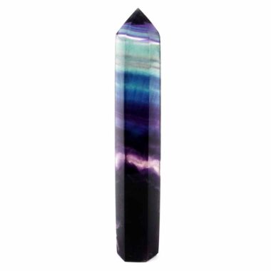 Regenbogen Fluorit bunt Spitze Höhe 108 mm in bester Qualität Edelsteine Heilsteine bei Wunderstein24