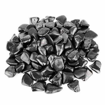 Schungit Trommelsteine Ø ca. 20 – 30 mm Edelsteine Heilsteine bei Wunderstein24