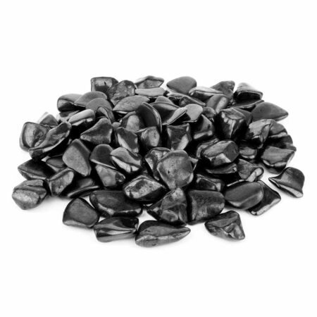 Schungit Trommelsteine Ø ca. 20 – 30 mm Edelsteine Heilsteine bei Wunderstein24