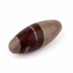 Shiva Lingam Heilstein Länge 72 mm vom Fluß Narmada in Indien Energiestein Edelsteine Heilsteine bei Wunderstein24