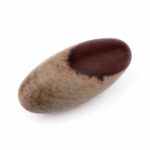 Shiva Lingam Heilstein Länge 74 mm vom Fluß Narmada in Indien Energiestein Edelsteine Heilsteine bei Wunderstein24