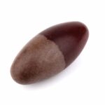 Shiva Lingam Heilstein Länge 76 mm vom Fluß Narmada in Indien Energiestein Edelsteine Heilsteine bei Wunderstein24