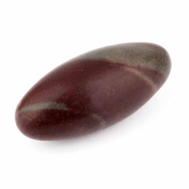 Shiva Lingam Heilstein Länge 76 mm vom Fluß Narmada in Indien Energiestein Edelsteine Heilsteine bei Wunderstein24