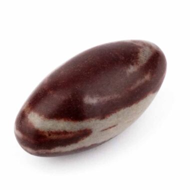 Shiva Lingam Heilstein Länge 74 mm vom Fluß Narmada in Indien Energiestein Edelsteine Heilsteine bei Wunderstein24