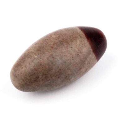 Shiva Lingam Heilstein Länge 72 mm vom Fluß Narmada in Indien Energiestein Edelsteine Heilsteine bei Wunderstein24
