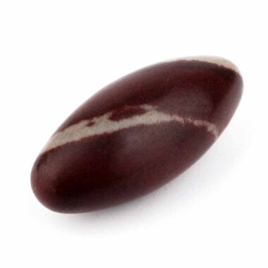 Shiva Lingam Heilstein Länge 78 mm vom Fluß Narmada in Indien Energiestein Edelsteine Heilsteine bei Wunderstein24