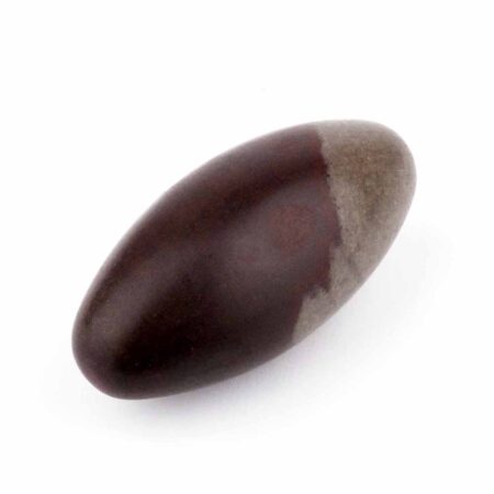 Shiva Lingam Heilstein Länge 79 mm vom Fluß Narmada in Indien Energiestein Edelsteine Heilsteine bei Wunderstein24