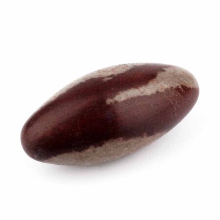 Shiva Lingam Heilstein Länge 82 mm vom Fluß Narmada in Indien Energiestein Edelsteine Heilsteine bei Wunderstein24
