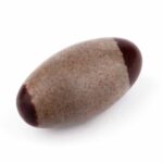 Shiva Lingam Heilstein Länge 72 mm vom Fluß Narmada in Indien Energiestein Edelsteine Heilsteine bei Wunderstein24