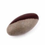 Shiva Lingam Heilstein Länge 76 mm vom Fluß Narmada in Indien Energiestein Edelsteine Heilsteine bei Wunderstein24