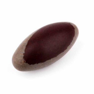 Shiva Lingam Heilstein Länge 79 mm vom Fluß Narmada in Indien Energiestein Edelsteine Heilsteine bei Wunderstein24