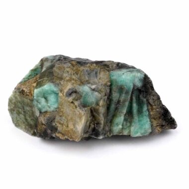 Smaragd Rohstein | Stufe | Kristall in sehr schöner Farbe und Struktur Edelsteine Heilsteine bei Wunderstein24