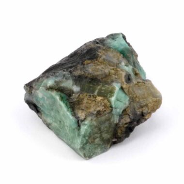 Smaragd Rohstein | Stufe | Kristall in sehr schöner Farbe und Struktur Edelsteine Heilsteine bei Wunderstein24