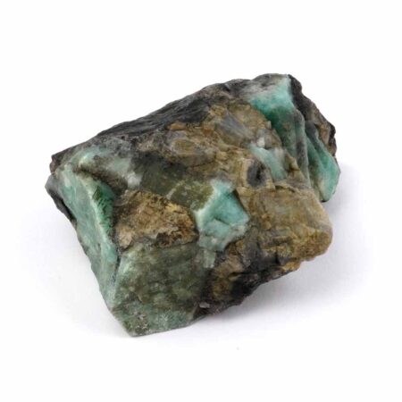 Smaragd Rohstein | Stufe | Kristall in sehr schöner Farbe und Struktur Edelsteine Heilsteine bei Wunderstein24