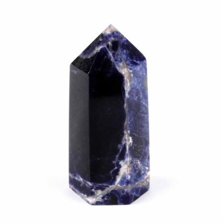Sodalith Spitze Höhe 57 mm poliert in bester Qualität und Farbe Edelsteine Heilsteine bei Wunderstein24