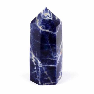 Sodalith Spitze Höhe 55 mm poliert in bester Qualität und Farbe Edelsteine Heilsteine bei Wunderstein24
