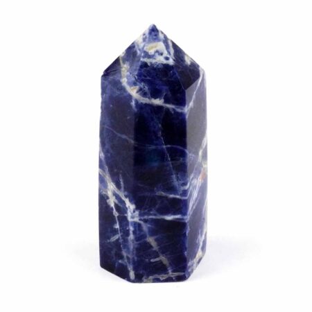 Sodalith Spitze Höhe 55 mm poliert in bester Qualität und Farbe Edelsteine Heilsteine bei Wunderstein24