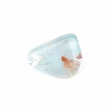 Topas Natur blau Handschmeichler | Trommelstein in bester Farbe Edelsteine Heilsteine bei Wunderstein24