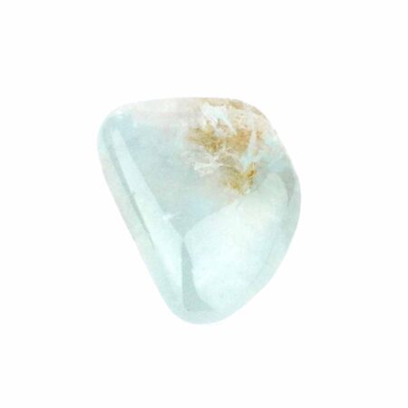 Topas Natur blau Handschmeichler | Trommelstein in bester Farbe Edelsteine Heilsteine bei Wunderstein24