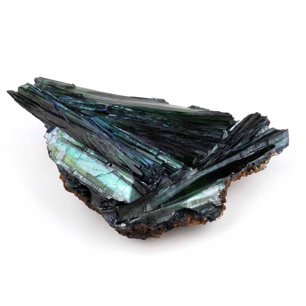 Vivianit Kristall – Stufe Länge ca. 105 mm aus Bolivien in bester Qualität und Farbe Edelsteine Heilsteine bei Wunderstein24 Vivianit Kristall – Stufe Länge ca. 105 mm aus Bolivien in bester Qualität und Farbe Edelsteine Heilsteine bei Wunderstein24