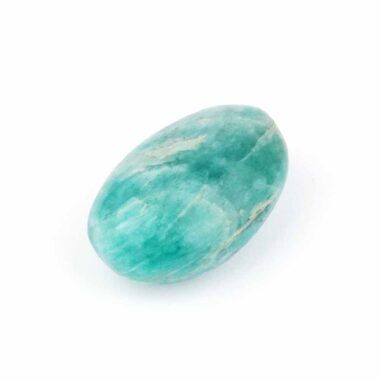 Amazonit Handschmeichler Madagaskar Ø 45 mm wunderschöne Farbe Edelsteine Heilsteine bei Wunderstein24