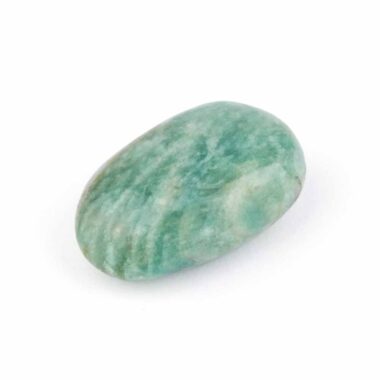 Amazonit Handschmeichler Madagaskar Ø 47 mm wunderschöne Farbe Edelsteine Heilsteine bei Wunderstein24