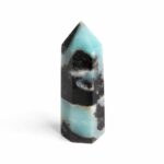 Amazonit Spitze Höhe 57 mm aus Madagaskar in schöner Farbe Edelsteine Heilsteine bei Wunderstein24