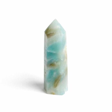 Amazonit Spitze Höhe 57 mm aus Madagaskar in schöner Farbe Edelsteine Heilsteine bei Wunderstein24