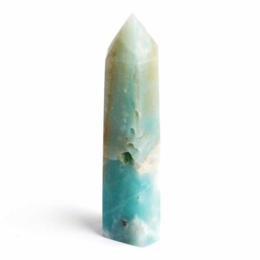 Amazonit Spitze Höhe 87 mm aus Madagaskar in schöner Farbe Edelsteine Heilsteine bei Wunderstein24
