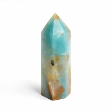 Amazonit Spitze Höhe 77 mm aus Madagaskar in schöner Farbe Edelsteine Heilsteine bei Wunderstein24