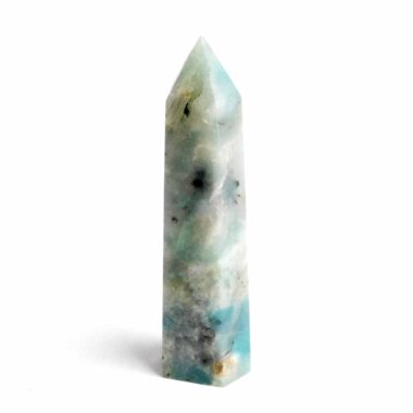 Amazonit Spitze Höhe 83 mm aus Madagaskar in schöner Farbe Edelsteine Heilsteine bei Wunderstein24