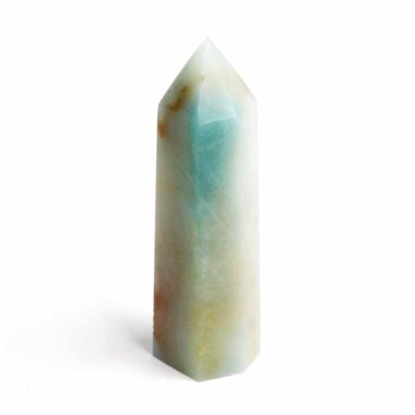 Amazonit Spitze Höhe 77 mm aus Madagaskar in schöner Farbe Edelsteine Heilsteine bei Wunderstein24