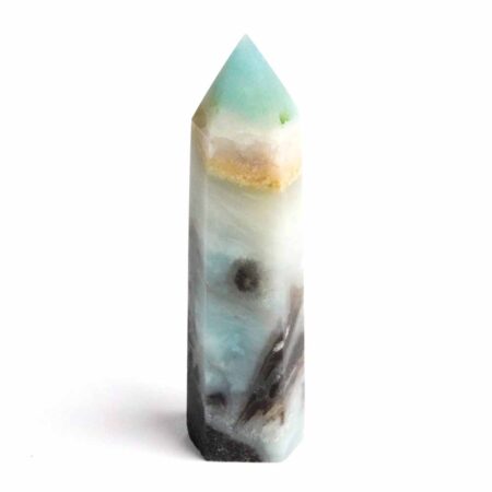 Amazonit Spitze Höhe 84 mm aus Madagaskar in schöner Farbe Edelsteine Heilsteine bei Wunderstein24