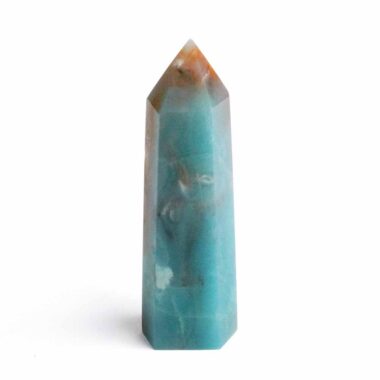 Amazonit Spitze Höhe 78 mm aus Madagaskar in schöner Farbe Edelsteine Heilsteine bei Wunderstein24
