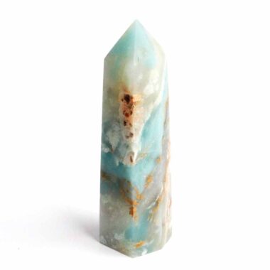 Amazonit Spitze Höhe 84 mm aus Madagaskar in schöner Farbe Edelsteine Heilsteine bei Wunderstein24