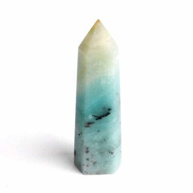 Amazonit Spitze Höhe 73 mm aus Madagaskar in schöner Farbe Edelsteine Heilsteine bei Wunderstein24
